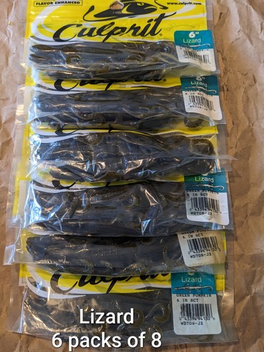 Culprit soft baits - baits, 6"