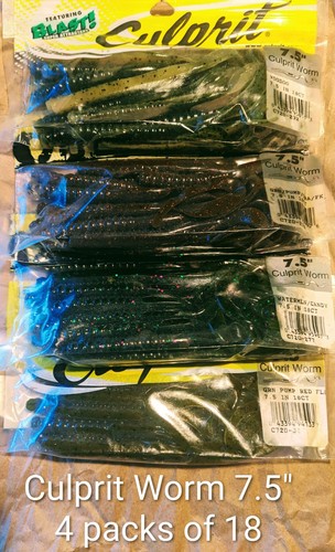 Bass baits culprit worm new - bass, "culprit