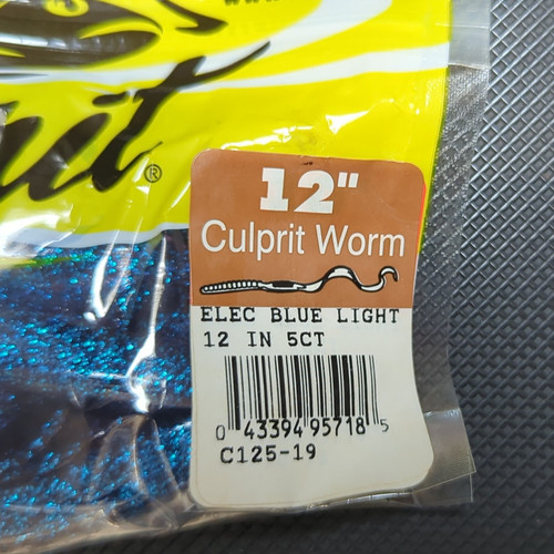 Culprit worm soft plastic - culprit,