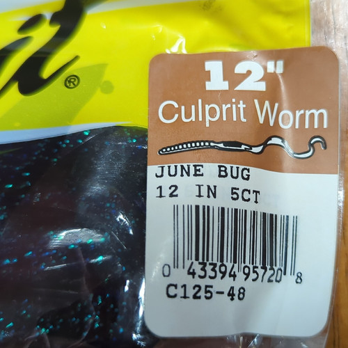 Culprit worm soft plastic - culprit,