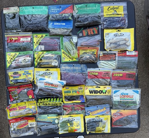 Vintage assorted soft plastic - soft,