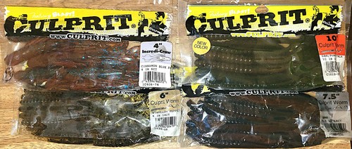 Culprit soft plastic lot 4 - soft,