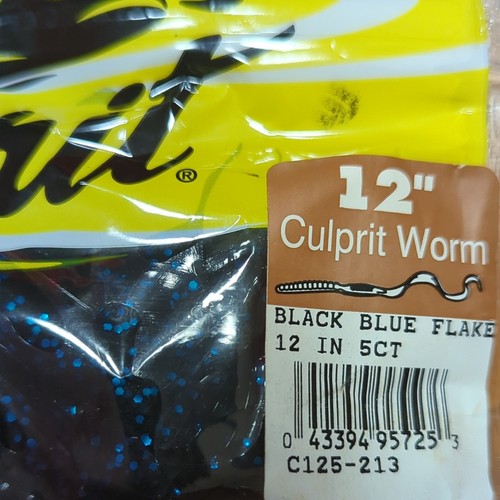 Culprit worm soft - culprit, plastic