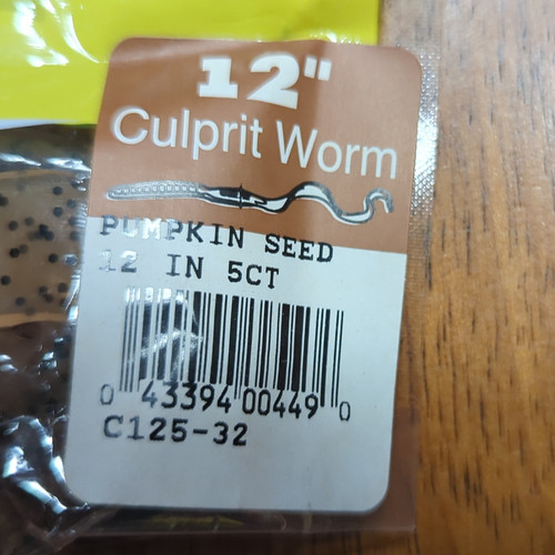 Culprit worm soft plastic - soft,