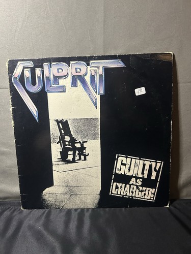 Culprit guilty as charged - culprit,