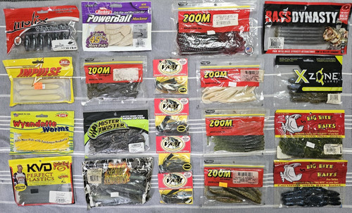 Pack variety plastic baits - plastic,