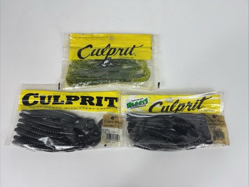 Lotto vermi vintage - culprit, 6"